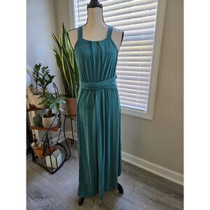 Maeve Assymetrical Dark Teal Dress Greek Style